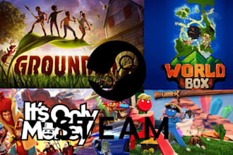 design steam capsule game banner game art game UI game poster store page art