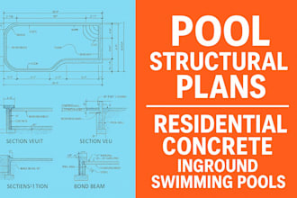 pool structural plans for residential concrete inground swimming pools