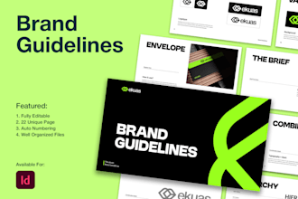 create the brand kit, brand design, logo, brand book