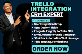 integrate insightly to trello for project management task tracking automations