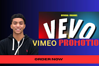 do organic vevo video promotion, vimeo video promotion, youtube revenue