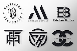 modern minimalist and monogram logo
