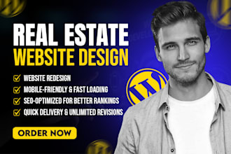 build responsive real estate, property, and construction business website