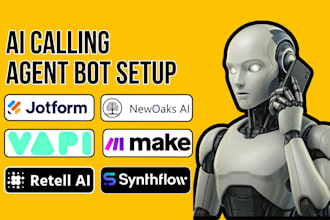 setup custom ai calling voice agent phone support on synthflow retell bland ai