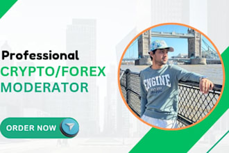 be your professional crypto forex telegram admin or moderator