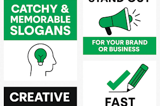 create catchy and memorable slogans for your brand or business