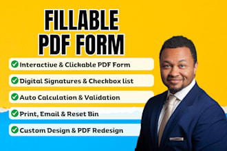 create and design fillable pdf form, editable workbook or ebook and google forms