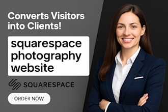 build squarespace photography website