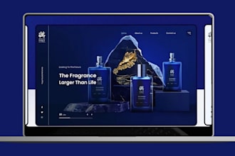 design perfume shopify store fragrance cologne store perfume shopify website