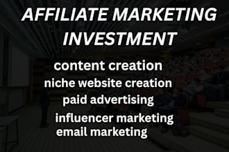 help you do profitable affiliate marketing investment strategy