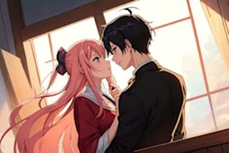 do cute anime couple for you