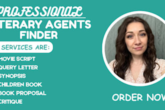 find literary agents for your fiction, nonfiction, manuscript, children story