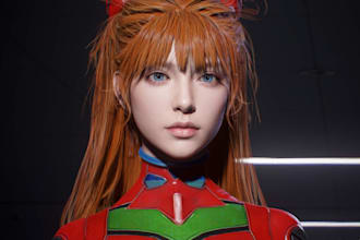 best 3d metahuman character 3d ai virtual modeling cartoon character design nfsw