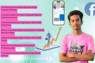 professionally create and fully set up your facebook business page