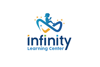 design child care, day care, school and kids learning logo