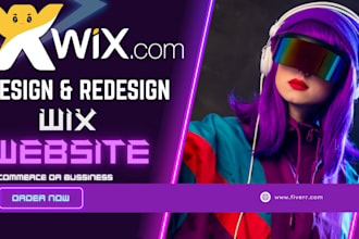 develop wix website design and wix website redesign wix hostinger website design