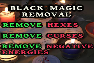 do curse removal spell remove black magic strong hex negative energy cleansing