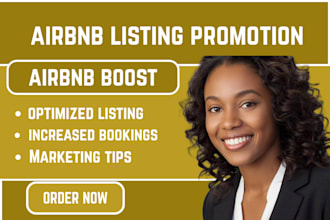 airbnb promotion airbnb listing vacation rentals vrbo listing or lead generation
