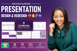 build powerpoint template, business presentation or improve powerpoint slides