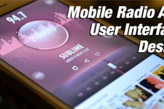 build immersive radio app redesign online streaming platform for live broadcasts