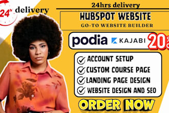 setup podia kajabi website podia landing page teachable wix course learndash