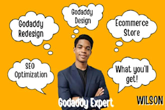 develop godaddy website development godaddy website redesign and design godaddy