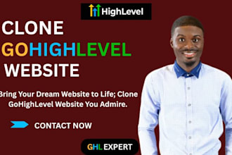 clone gohighlevel website, duplicate landing page and copy sales funnel design