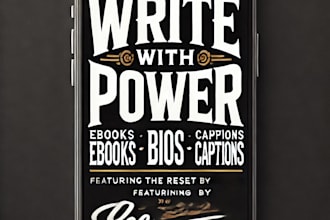 write powerful instagram captions or motivational social media posts