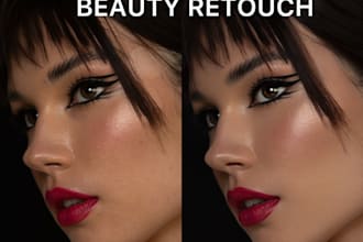 do high end beauty retouching for portraits