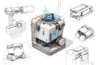 sketch a product design idea