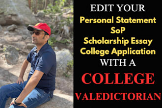 edit your personal statement, sop, scholarship essay, application essay, etc