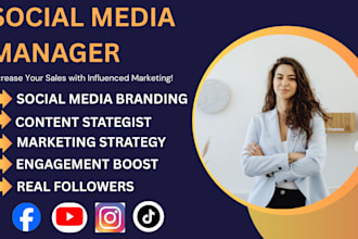 create a complete social media content growth and strategy