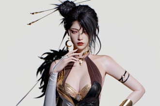 metahuman character 3d realistic nsfw, ue5 arkit rig, 2d image to 3d model, stl