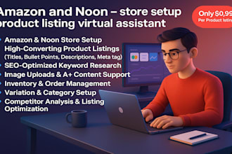 amazon and noon product listing and optimization expert