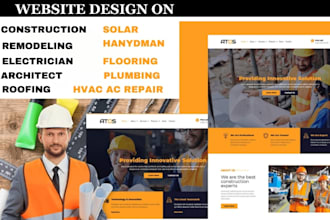 roofing remodeling construction website handyman plumbing painting hvac website