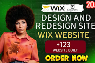 build wix website design wix business redesign wix ecommerce square design