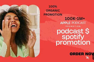 do spotify podcast promotion to USA UK streamer, apple podcast podcast promotion