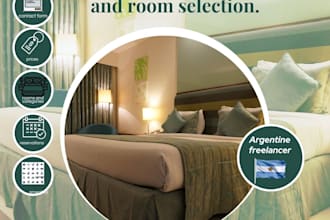 design your hotel website with booking features