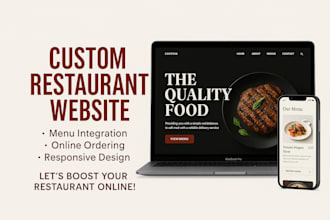 design restaurant website online food ordering food website restaurant website