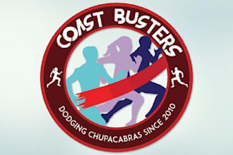 design outstanding unique coast busters team logo
