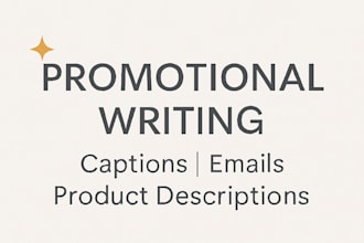 write engaging product descriptions, social media captions, or short email