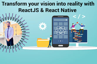 build ai mobile apps and websites using react native and reactjs
