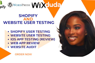 audit ecommerce shopify store user testing to increase shopify sales