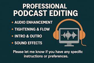 edit your podcast for a smooth and professional sound