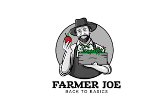 design eye catching sophisticated farmer logo