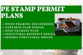 engineer structural plans, foundation, mep, framing for office and homes
