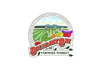 design attractive modern farmers market logo