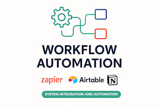 automate your workflows using zapier, make, notion or airtable