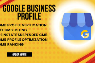 do google business profile verification, reinstate suspended gmb profile listing