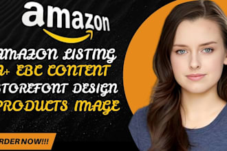 create amazon listing with a plus ebc content storefront design  product image